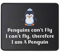 Mouse Mat Funny Penguin I Can't Fly Gaming Mouse Pad 10x12in