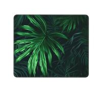 Mouse Mat Green Tropical Tree Plant Soffice Tappetino Mouse Portatile Accessori Gaming per Pc Mac Sensori da Gioco 10X12In