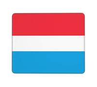 Mouse Mat Luxembourg Flag Portatile Mouse Pad Confortevole Desk Mat per Mac Sensori da Gioco Computer 10X12In