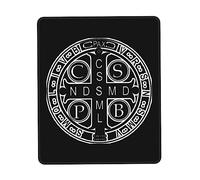 Mouse Mat Medaglia di San Benedetto Lavabile Tappetino Scrivania Multifunzione Mouse Pad per Gaming Computer Portatile Ufficio 25X30Cm