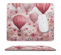 Mouse Mat Modern Fancy Hot Balloonings Soffice Tappetino Mouse Portatile Accessori Gaming per Laptop Ufficio Gaming 10X12In