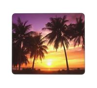 Mouse Mat Palm Trees At Sunset Portatile Tappetino per Mouse da Gioco Durevole Mousepad per Sensori da Gioco Ufficio Gaming 10X12In