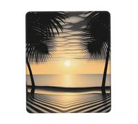 Mouse Mat Palm Trees on the Beach Tappetino Scrivania 10x12in