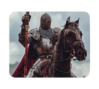 Mouse Mat Rider Knight History Rettangolare Grande Tappetino Scrivania Confortevole Mouse Pad per Pc Computer Portatile Ufficio 25X30Cm