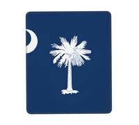 Mouse Mat South Carolina Flag Tappetino Mouse Gaming 10x12in