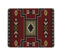 Mouse Mat Southwestern Native American Aztec Mouse Pad 10x12in | Bordi Cuciti Desk Mat Antiscivolo per Gaming Laptop