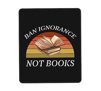 Mouse Mat Vietare L'Ignoranza, Non I Libri Bordi Cuciti Desk Mat Waterproof Mouse Pad per Laptop Pc Ufficio 25X30Cm