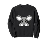 Mouse Medio Dito Male Frustrato Ragazzo Arrabbiato Cattivo Cattivo Felpa
