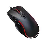 Mouse Mouse for computer portatile Dispositivo di puntamento mouse cablato USB Design ergonomico Leggero portatile Senza suono Scorrimento tattile in silicone ottico Rullo antiscivolo Uso in ufficio(G