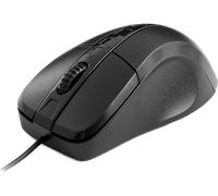 MOUSE NILOX MOUSB1001, Collegamento USB, Ingresso: Otticamente a mezzo LED, Scrolling a Rotella, Risoluzione max 3200 dpi, Nero