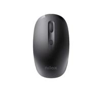 Mouse Nilox Nano Ricevitore Wireless 4000 DPI Nero 4 Pulsanti Compatto