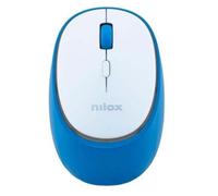 Mouse Nilox NXMDWS103 Bluetooth 1600 DPI Blu Ricaricabile 4 Pulsanti