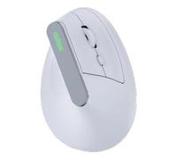 Mouse Nilox NXMOEVR01W Wireless Bluetooth 1600 DPI Bianco RGB Verticale