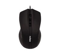 Mouse ottico ambidestro Nilox 1600DPI Nero