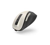 Mouse op. ss filo 6 bottoni "MW-500 Recharge", battuta, ergo., blc crema"