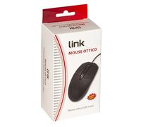 LINK LKMOS35 Mouse Ottico Usb 3 Tasti, Nero