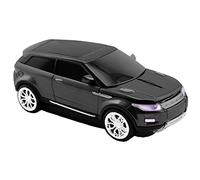 Mouse ottico da auto 3C con luce wireless 2,4 GHz Cool Sport SUV Car Shape Mouse ottico 1600 DPI con ricevitore USB adatto per PC/Computer/Laptop (nero)