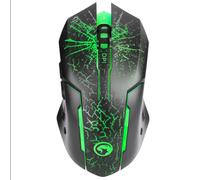 MOUSE OTTICO GAMING CON FILO USB 3200DPI 6 PULSANTI PROFESSIONALE RGB LED M207