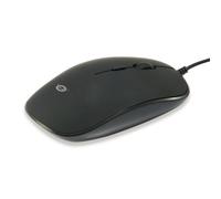Conceptronic Mouse ottico Regas e4 (REGAS01B) USB 1200 DPI 4 tasti Plug&Play Nero