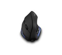 Mouse ottico verticale ergonomico wireless Zelotes 2,4 GHz, 2400 DPI, ricaricabile, 6 pulsanti