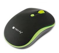 Techly Mouse Wireless 2.4GHz 800-1600 dpi Nero/Verde