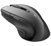 Mouse Ottico Wireless Con Sensore LED Blu, Nero Lucido - CANYON