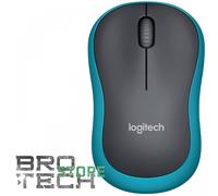 LOGITECH M185 BL - Mouse, senza fili, blu