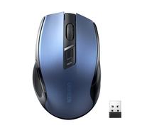 UGREEN Mouse Wireless 2.4 GHz Ergonomico Silenzioso con Ricevitore USB 5 Livelli DPI 4000 Max Durata Batteria 18 Mesi per PC Mac Laptop Windows macOS Linux, Blu