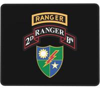 Mouse Pad 3° Battaglione 75° Reggimento Pulire Mouse Mat Confortevole Desk Mat per Pc Laptop Gaming 25X30Cm