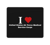 Mouse Pad Amo Il Corpo di Servizio Medico della Forza degli Stati Uniti Confortevole Mouse Mat Lavabile Tappetino Scrivania per Computer Portatile Gaming Ufficio 25X30Cm