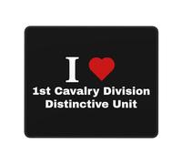 Mouse Pad Amo La 1A Divisione di Cavalleria, unità Distintiva Grande Mouse Mat Waterproof Desk Mat per Gaming Laptop Computer Portatile 25X30Cm