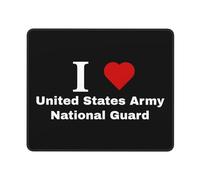 Mouse Pad Amo La Guardia Nazionale dell'Esercito degli Stati Uniti Confortevole Tappetino Scrivania Grande Mouse Mat per Mac Gaming Pc 25X30Cm