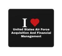 Mouse Pad Amo L'Acquisizione delle Forze Armate E La Gestione Finanziaria degli Stati Uniti Grande Mouse Mat Portatile Desk Mat per Laptop Computer Portatile Gaming 25X30Cm