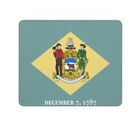 Mouse Pad Bandiera del Delaware Portatile Mouse Mat Lavabile Desk Mat per Computer Laptop Ufficio 25X30Cm