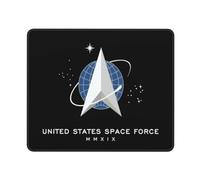 Mouse Pad Bandiera della Forza Spaziale degli Stati Uniti Confortevole Desk Mat Portatile Mouse Mat per Laptop Ufficio Pc 25X30Cm