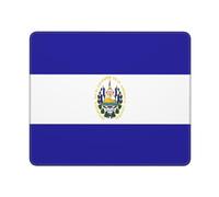 Mouse Pad Bandiera di El Salvador Bordi Cuciti Mouse Mat Scorrimento Facile Desk Mat per Pc Gaming Computer 25X30Cm