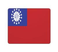 Mouse Pad Bandiera Myanmar Birmania Multifunzione Mouse Mat Grande Desk Mat per Laptop Mac Computer Portatile 25X30Cm