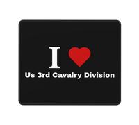 Mouse Pad Ci Amo 3A Divisione di Cavalleria Bordi Cuciti Mouse Mat Waterproof Desk Mat per Ufficio Mac Gaming 25X30Cm