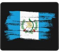 Mouse Pad Combinazione di Bandiere del Guatemala E Dell'America Pulire Mouse Mat Bordi Cuciti Desk Mat per Ufficio Computer Laptop 25X30Cm