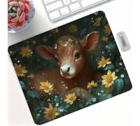 Mouse Pad Compatto e Portatile 290 x 240 mm, Cambia la canzone Fiore Tappetino Mouse, con Base Gomma Antiscivolo, Superficie Premium Ultra-Liscia per Tutto Mouse,Migliora Precisione e Velocità d0d-166