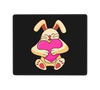 Mouse Pad Coniglio dai Modi Gentili Grande Tappetino Scrivania Lavabile Desk Mat per Pc Laptop Computer 25X30Cm