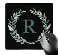 Mouse Pad Corona Monogrammata con Timbro della Città E Monogramma Confortevole Mouse Mat Pulire Desk Mat per Ufficio Computer Gaming 25X30Cm