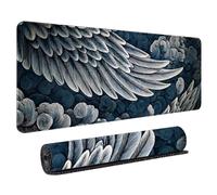 Mouse pad da gioco antiscivolo paesaggio stile speciale 900 x 400mm con base in gomma e bordo cucito per il lavoro di gioco in ufficio a casa