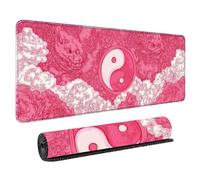 Mouse pad da gioco antiscivolo paesaggio stile speciale 900 x 400mm con base in gomma e bordo cucito per il lavoro di gioco in ufficio a casa