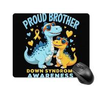 Mouse Pad Dinosauro per La Consapevolezza della Sindrome del Fratello Orgoglioso Scorrimento Facile Desk Mat Waterproof Tappetino Scrivania per Pc Computer Portatile Gaming 25X30Cm