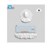 Mouse Pad ergonomico - RNCYN - Set di poggipolso - Memory Foam - Base antiscivolo