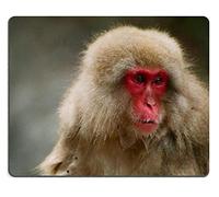 Mouse Pad Gaming Mouse pad Tappetino per mouse in gomma naturale Macaque Snow Monkey Jigokudani Monkey Park Jigokudani Yaen koen Jigokudani Yaen Koen