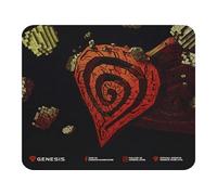 MOUSE PAD GENESIS Ancient Stone - Large, Superficie Liscia in Tessuto, Antiscivolo, Impermeabile, Spessore 4mm, Superficie liscia, Base antiscivolo, Impermeabile, Facile da pulire, Multicolore