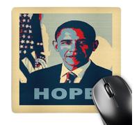 Mouse Pad Il Presidente Barack Obama nella Pop Art Hope Portatile Desk Mat Multifunzione Tappetino Scrivania per Ufficio Computer Portatile Mac 25X30Cm