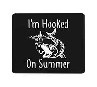 Mouse Pad, I'm Hooked On Summer Tappeto Mouse Confortevole Gaming Mousepad Base in Gomma Tappetini Mouse per Gaming Notebook 25X30Cm